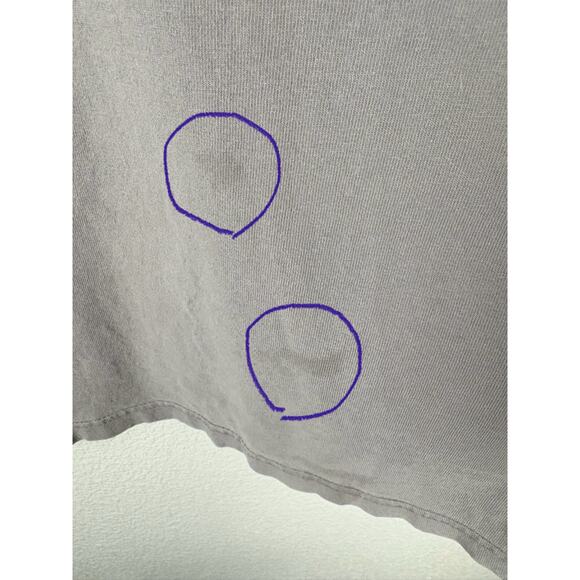 XL Charcoal Grey Long Cuffed Sleeved Original Fit Cotton Men’s Carhartt T-shirt - Picture 10 of 13